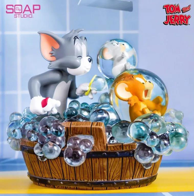 SoapStudio猫和老鼠泡泡浴洗澡造型手办.jpg SoapStudio猫和老鼠泡泡浴洗澡造型手办.jpg